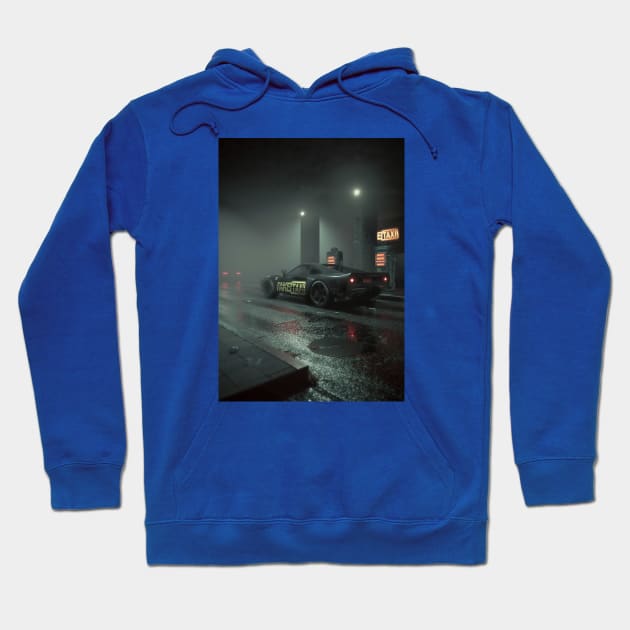 nightcall Hoodie by skiegraphicstudio